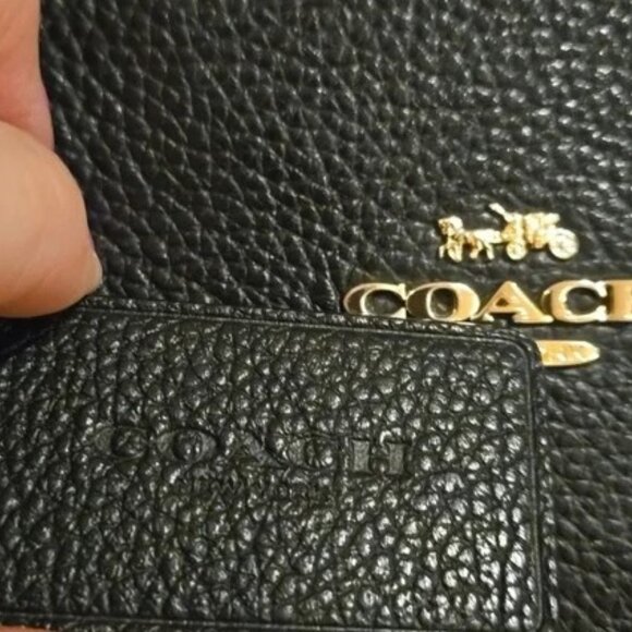 Coach black Restored Carryall 40 leather tote bag - Picture 9 of 9